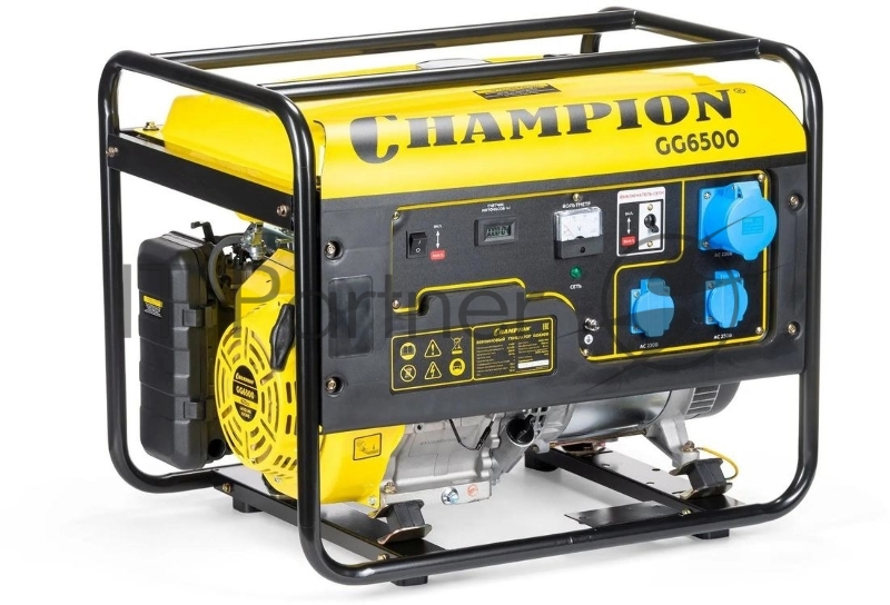 Электрогенератор бензиновый Champion GG6500, 5 кВт, 97 дБ, 72 кг