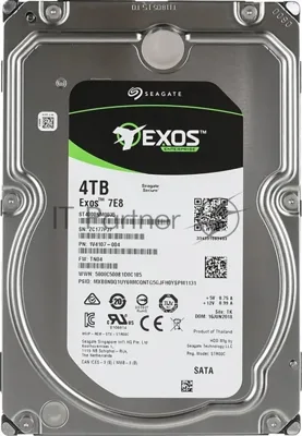 Жесткий диск HDD Seagate Exos 7E8 4Tb 7200rpm SATA 128Mb 3.5"
