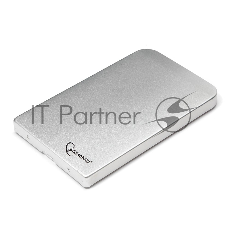 Внешний корпус для HDD Gembird EE2-U2S-41-S 2.5" EE2-U2S-41, серебро, USB 2.0, SATA, металл