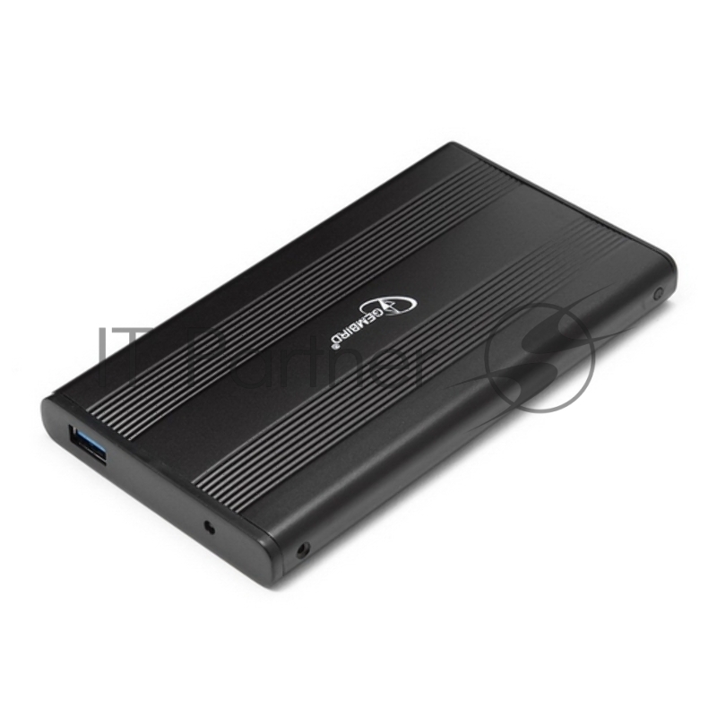 Внешний корпус 2.5" Gembird EE2-U3S-5, черный, USB 3.0, SATA, металл