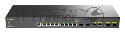 Коммутатор D-Link DXS-1210-12TC, 10×10 Гбит/с + 2×10 Гбит/с SFP+, настраиваемый
