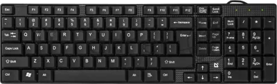 Клавиатура проводная Defender Accent SB-720, USB, черный