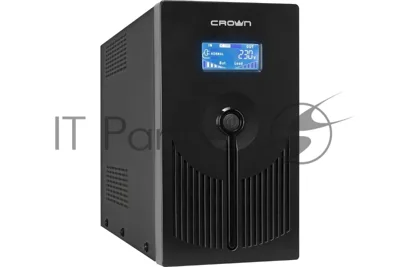 Источник бесперебойного питания Crown CMU-SP800EURO LCD/800 ВА/450 Вт/4 x евророзетка с заземлением (Schuko)