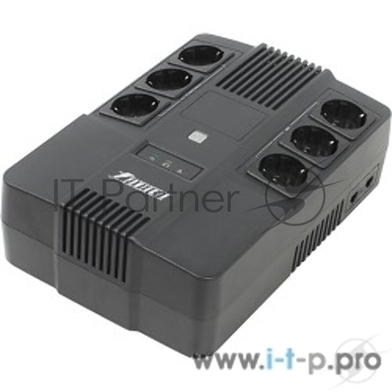 Источник бесперебойного питания Powerman BRICK 600 / 600 ВА / 360 Вт / 6 x CEE 7 (евророзетка)
