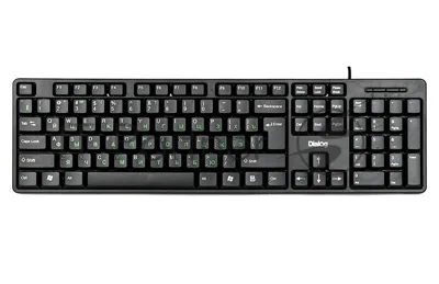Клавиатура Dialog KS-030U проводная, USB Type-A, чёрный