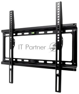 Кронштейн Kromax IDEAL-3 черный, 22"-65", max 50 кг, настенный, VESA 400x400 мм, тонкий профиль