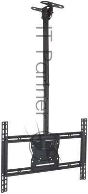 Кронштейн для телевизора Kromax COBRA-4 черный, 15"-75" макс. 65 кг, потолочный, поворот и наклон
