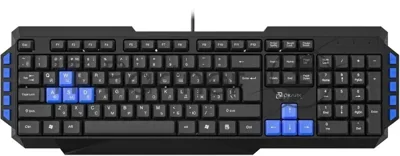 Клавиатура Oklick 750G Frost War проводная, USB Type-A, чёрный