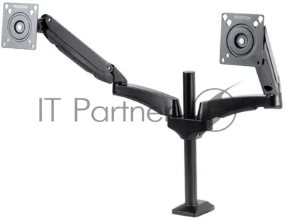 Кронштейн для мониторов ЖК Kromax OFFICE-12 черный 15"-32" макс.12кг настольный поворот и наклон