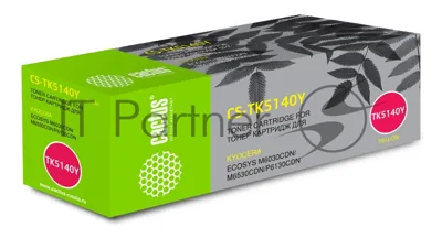 Картридж лазерный Cactus CS-TK5140Y желтый (5000 стр.) для Kyocera Mita M6030cdn/M6530cdn/P6130cdn Ecosys