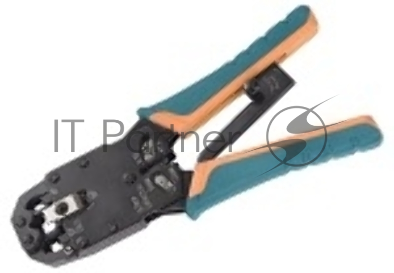 Инструмент обжимной ITK для RJ45, RJ12, RJ11 с храповым мех. и вертикальным положением обжима