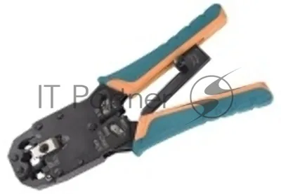 Инструмент обжимной ITK для RJ45, RJ12, RJ11 с храповым мех. и вертикальным положением обжима