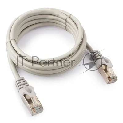 Патч-корд FTP Cablexpert cat.5e, 2м, литой, многожильный серый
