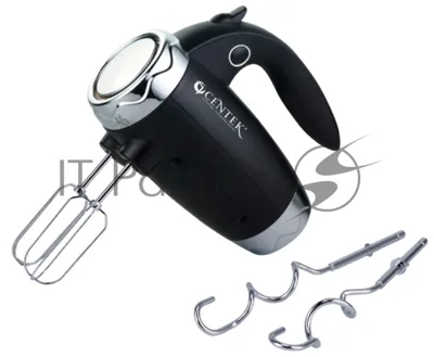 Миксер Centek CT-1115 черный/хром 350 Вт