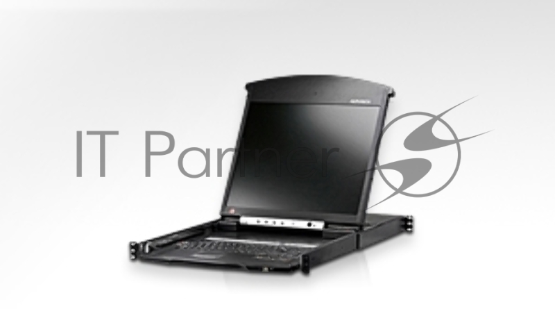 Коммутаторы консоли ATEN 8P CAT5 HIGH DENSITY DUAL RAIL LCD 19INCH OVER IP