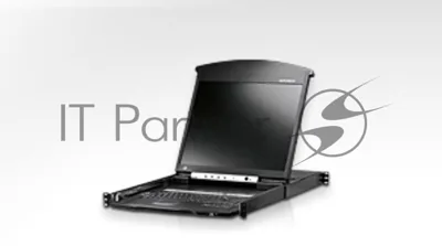 Коммутаторы консоли ATEN 8P CAT5 HIGH DENSITY DUAL RAIL LCD 19INCH OVER IP