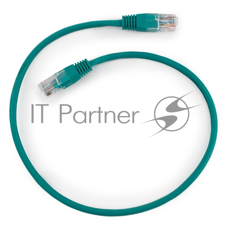 Патч-корд UTP Cablexpert cat.5e, 0.5м, литой, многожильный, зеленый