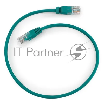 Патч-корд UTP Cablexpert cat.5e, 0.5м, литой, многожильный, зеленый