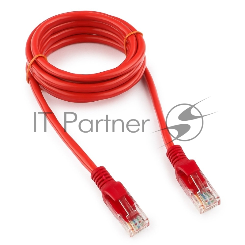 Патч-корд UTP Cablexpert cat.5e, 1.5м, литой, многожильный, красный