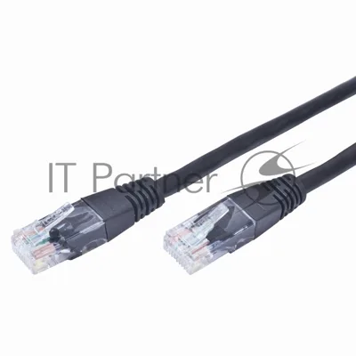 Патч-корд FTP Cablexpert cat.6, 1м, литой, многожильный, черный