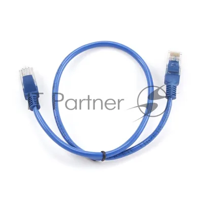 Патч-корд UTP Cablexpert cat.5e, 0.5м, литой, многожильный, синий
