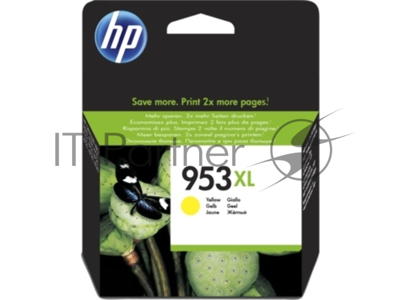 Картридж струйный HP 953XL F6U18AE желтый для HP OJP 8710/8715/8720/8730/8210/8725 (1600 стр.)