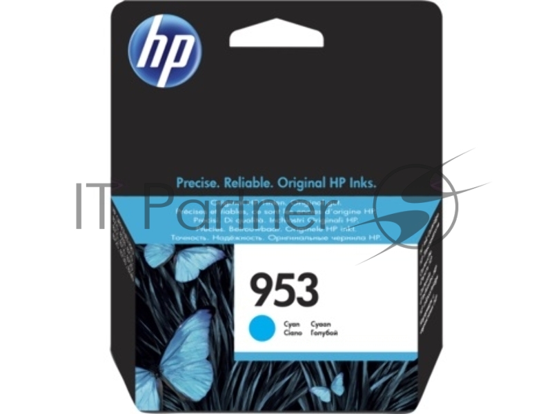 Картридж струйный HP 953 F6U12AE голубой для HP OJP 8710/8715/8720/8730/8210/8725 (630 стр.)
