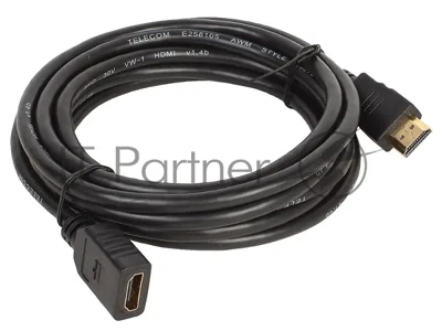 Кабель удлинительный Telecom 1.4V HDMI-19M/HDMI-19F 3m (CG501D_M/F /VHD6105D-3M)