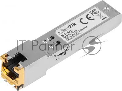 Модуль MIKROTIK 1GbE RJ45 SFP S-RJ01