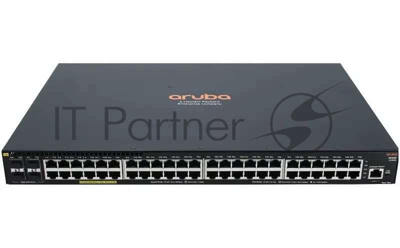 Коммутатор HPE Aruba 2930F 48G PoE+ 4SFP, 48×1 Гбит/с PoE+ + 4×1 Гбит/с SFP, управляемый