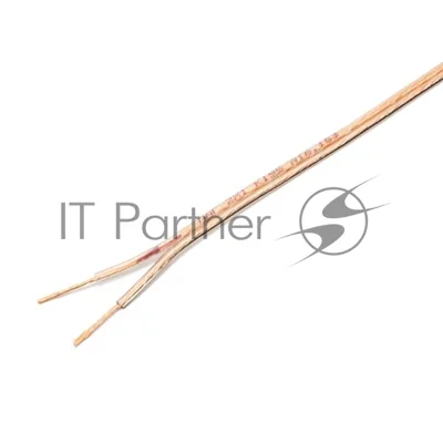 Акустический кабель Cablexpert CC-TC2x1,0-10M, прозрачный, 10 м, бухта