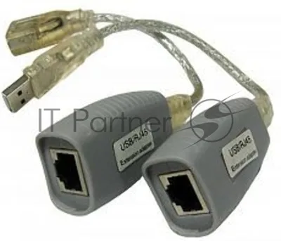 Удлинитель USB 1.1 интерфейса для клавиатуры и мыши по кабелю витой пары (CAT5/5e/6) до 100м, USB звуковые платы и т.д. до 70м