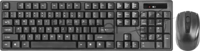 Комплект клавиатура + мышь Defender C-915 RU черный USB Беспроводной, полноразмерный