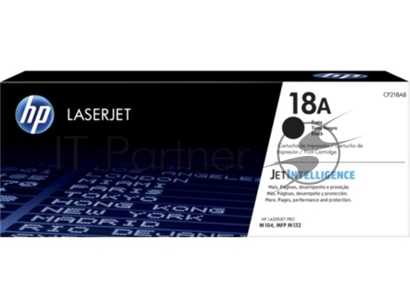 Тонер-картридж HP 18A CF218A черный для HP LJ Pro M104/M132 (1400 стр.)