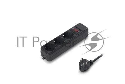 Сетевой фильтр ExeGate EX221182RUS SP-3-5B (3 розетки, 5 м, евровилка, черный)