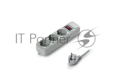 Сетевой фильтр ExeGate EX221183RUS SP-3-5G (3 розетки, 5 м, евровилка, серый)