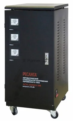 Стабилизатор напряжения Ресанта ACH-30000/3-ЭМ электронный трехфазный серый
