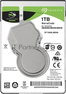 Жесткий диск HDD Seagate Barracuda 1Tb 5400rpm SATA 128Mb 2.5"