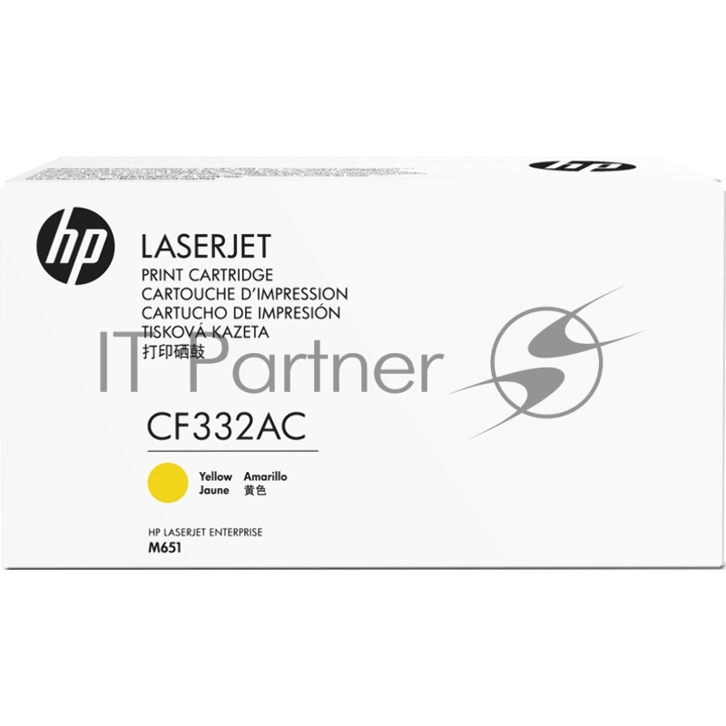 Картридж лазерный контрактный HP 654A Ylw Contract LJ Toner Cartridge
