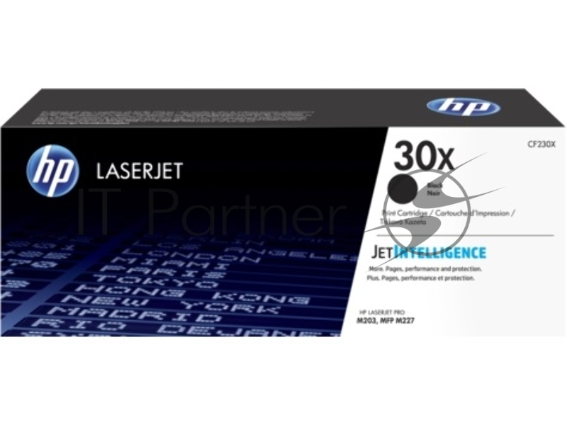 Картридж лазерный HP 30X черный для LJ Pro M203/M227 (3500 стр.)