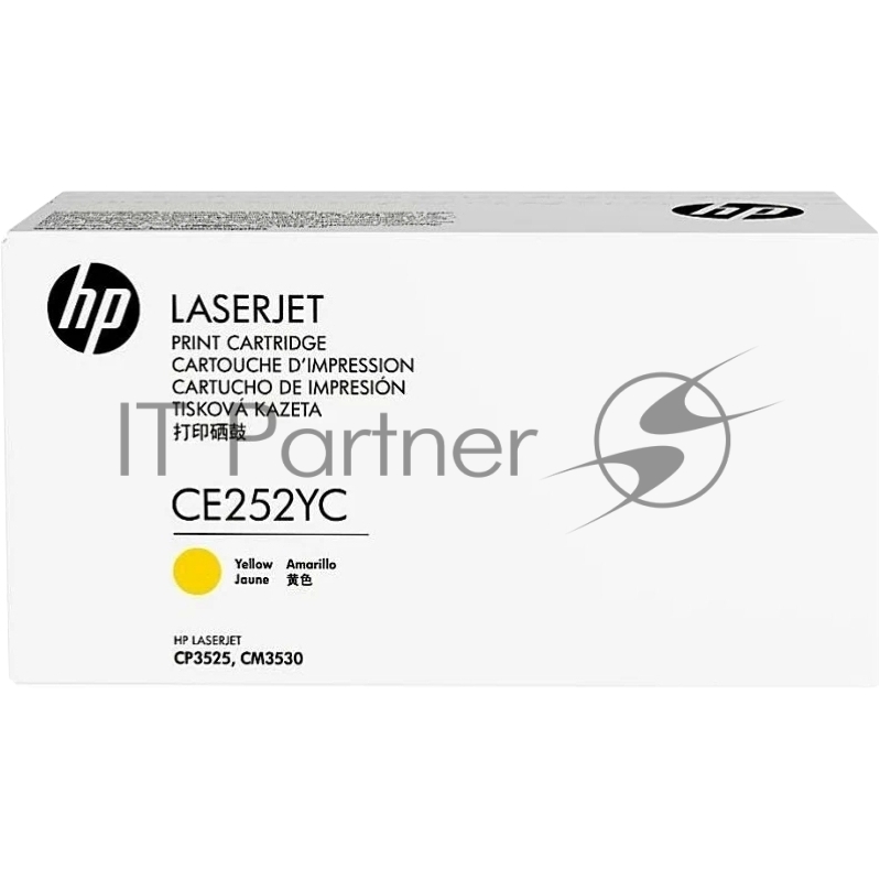 Картридж лазерный контрактный HP Contractual Yellow Optimized Original LaserJet Toner Cartridge (CE252YC)
