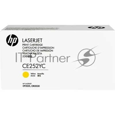 Картридж лазерный контрактный HP Contractual Yellow Optimized Original LaserJet Toner Cartridge (CE252YC)