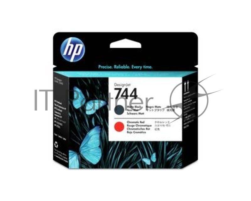 Печатающая головка HP 744 Matte Black & Red Printhead