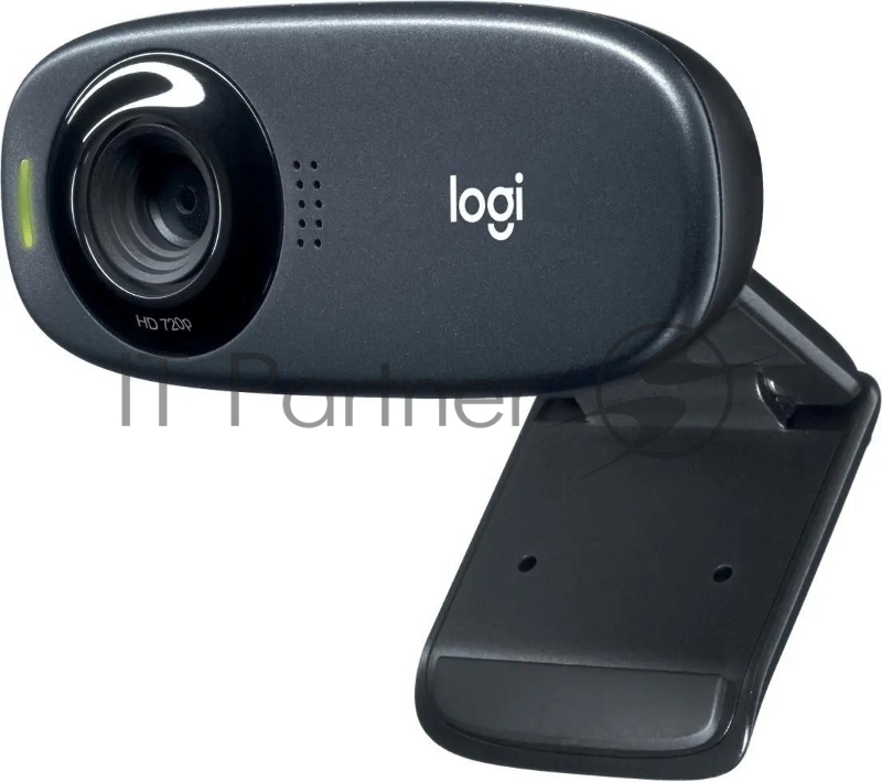Веб-камера Logitech C310 HD 1280x720, 30 кадр/с, USB Type-A, микрофон (шумоподавление), автоосвещение, универсальное крепление