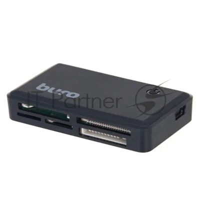 Кард-ридер USB 2.0 Buro BU-CR-151 черный