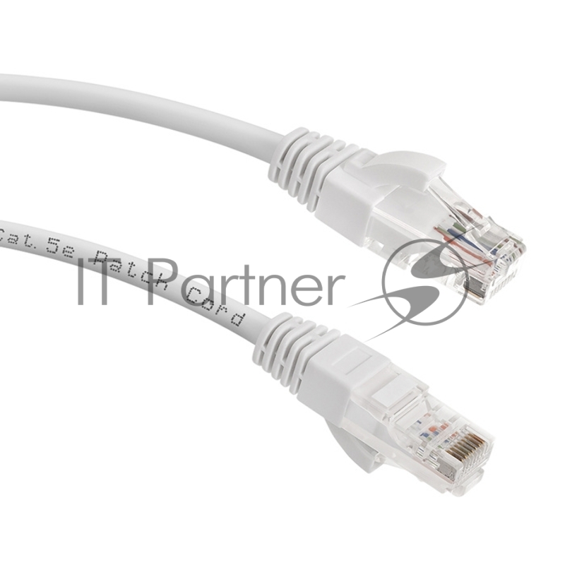 Патч-корд LANMASTER UTP LAN-PC45/U5E-1.0-WH вилка RJ-45-вилка RJ-45 cat.5е 1м белый LSZH (уп.:1шт)