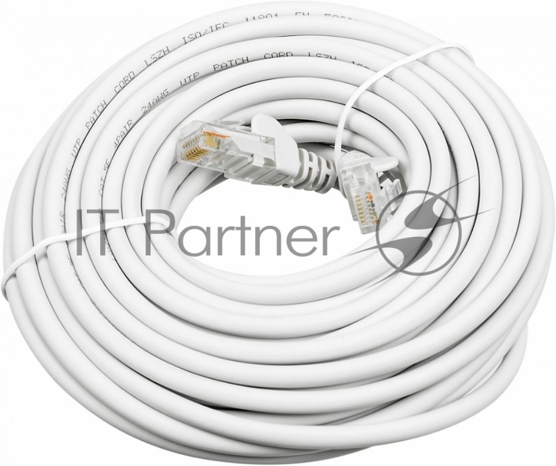 Патч-корд LANMASTER UTP LAN-PC45/U5E-10-GY вилка RJ-45-вилка RJ-45 cat.5е 10м серый LSZH (уп.:1шт)