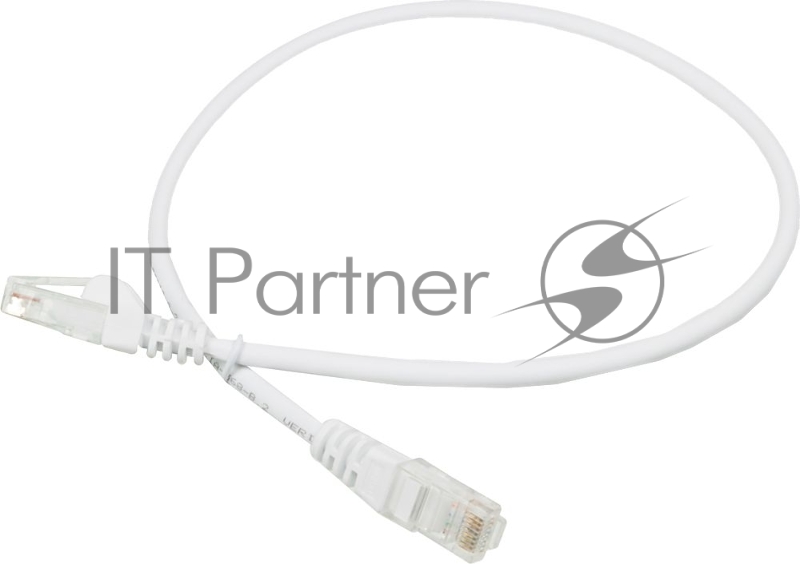 Патч-корд LANMASTER UTP LAN-PC45/U5E-0.5-WH вилка RJ-45-вилка RJ-45 cat.5е 0.5м белый LSZH (уп.:1шт)