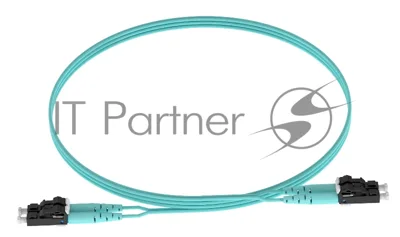 Патч-корд Panduit FX2ELLNLNSNM002 2x50/125 OM3 LC дуплекс-LC дуплекс 2м LSZH аквамарин