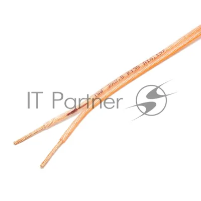 Акустический кабель Cablexpert CC-TC2x2,5-100M, прозрачный, 100 м, на катушке